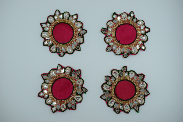 Red big size buti for T-light Holders(5 pc)