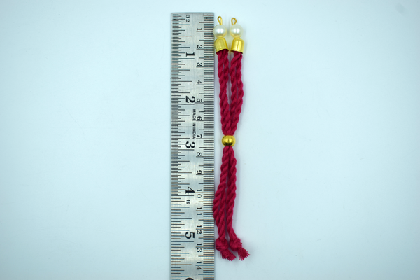 Red Cotton Dori For Rakhi (10 Pcs)