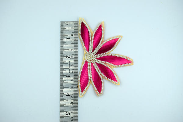 Half Flower pink color buti for decoration(5 pc)