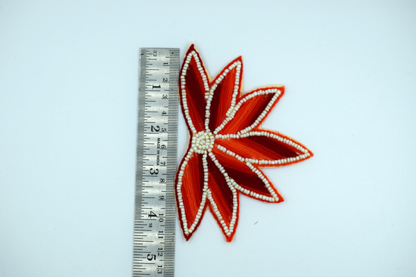 Half Flower red color buti for decoration(5 pc)