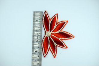 Half Flower red color buti for decoration(5 pc)