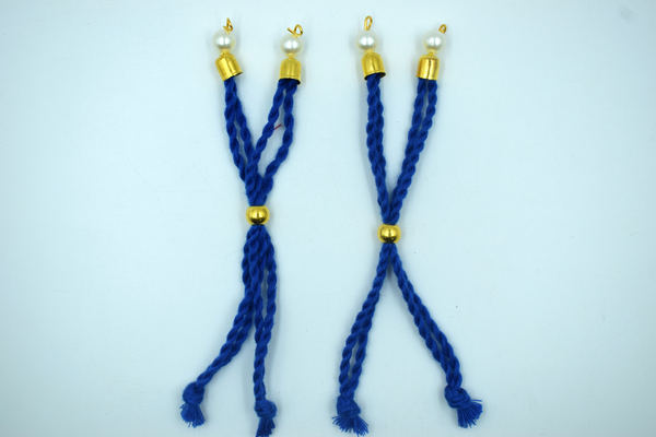 Navy Blue Cotton Dori For Rakhi (10 Pcs)