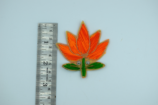 Orange color Lotus buti for decoration(5 pc)