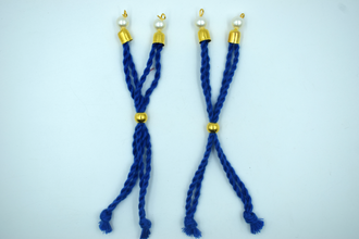 Navy Blue Cotton Dori For Rakhi (10 Pcs)