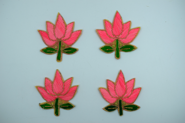 Baby pink color Lotus buti for decoration(5 pc)