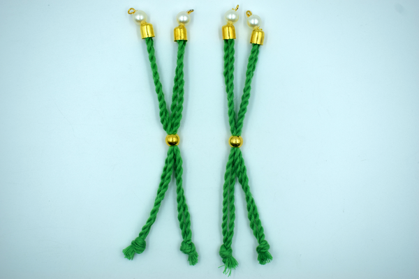 Light Green Cotton Dori For Rakhi (10 Pcs)