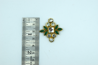 Green color kundan buti(10 pc)