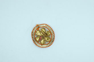 Red Color Coin Gota Patch (10 Pc)