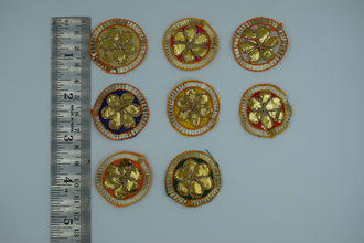 Red Color Coin Gota Patch (10 Pc)