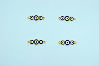 Navy Blue Triple Evil Eye Rakhi pendant (Pack of 12)
