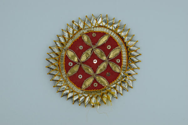 Dark Pink Color Jaal Gotapatti Patch 3 Inch (10 Pcs)