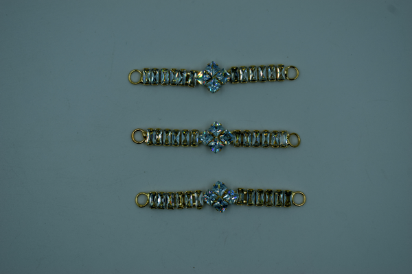 AD Golden Color With Square At Centre (12 Pc)