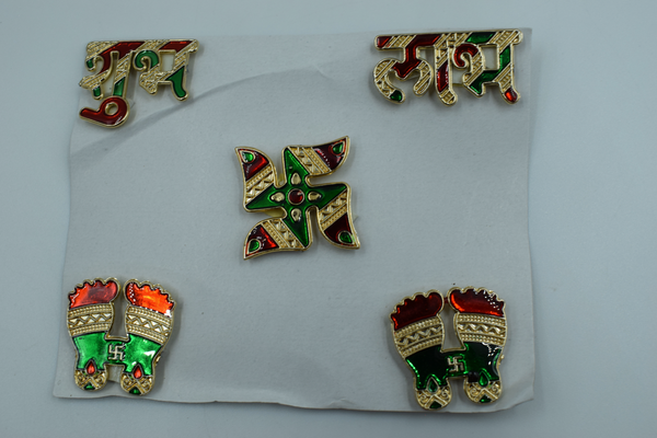 Acrylic Subh Labh Small Size (1 Set)