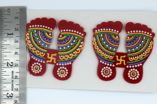 Red Acrylic Pagla Set (2 Set)