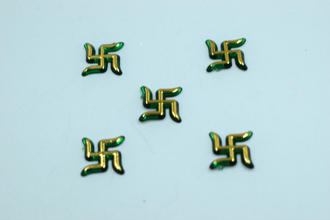 Green Acrylic Sathiya For Sticking And Multipurpose Usage (50 Pcs)