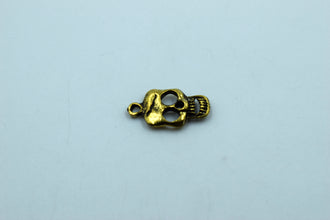 Black Metal Skull Charm (10 Pcs)