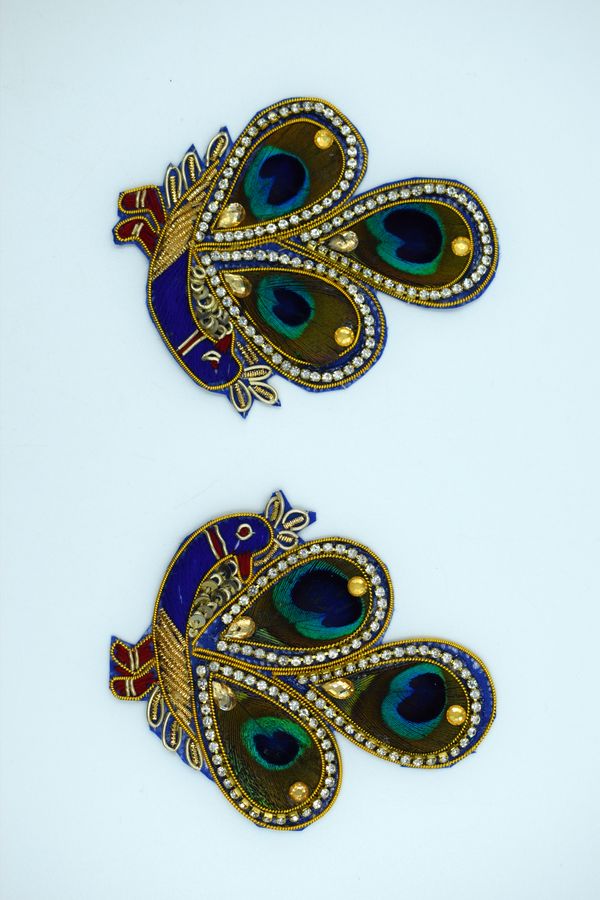 Standing Peacock Buti (Pack Of 2 Pcs)