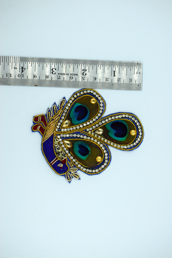 Standing Peacock Buti (Pack Of 2 Pcs)