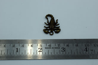 Funky Scorpion Black Metal Charm (Pack of 10)