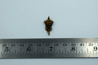 Beautiful Black Metal Rose With Golden Tint (10)