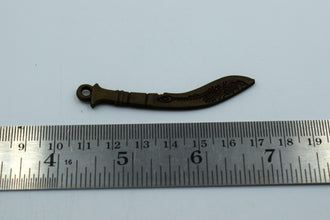 Sword Black Metal Charm (10 Pc)