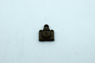 Cute Tiny Camera Black Metal Charm (10 Pc)