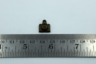 Cute Tiny Camera Black Metal Charm (10 Pc)