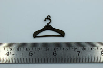 Hanger Shape Black Metal Charm (10 Pc)